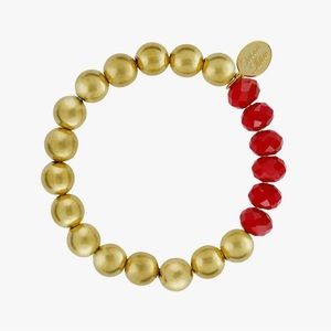 Susan Shaw NWT Mini Margaret Bracelet with red accent stones